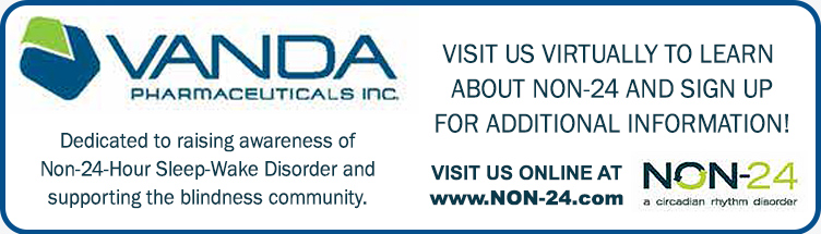 Banner ad for Vanda Pharmaceuticals Inc. - www.non-24.com