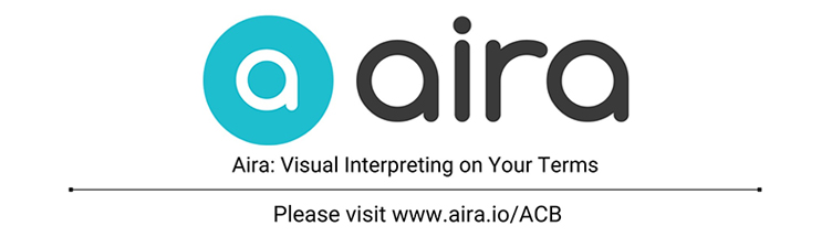 Banner ad for Aira - Visual interpreting on your terms