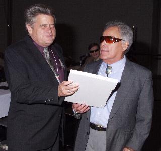 Paul Edwards presents David Armijo with a charter for the ACB of New Mexico.