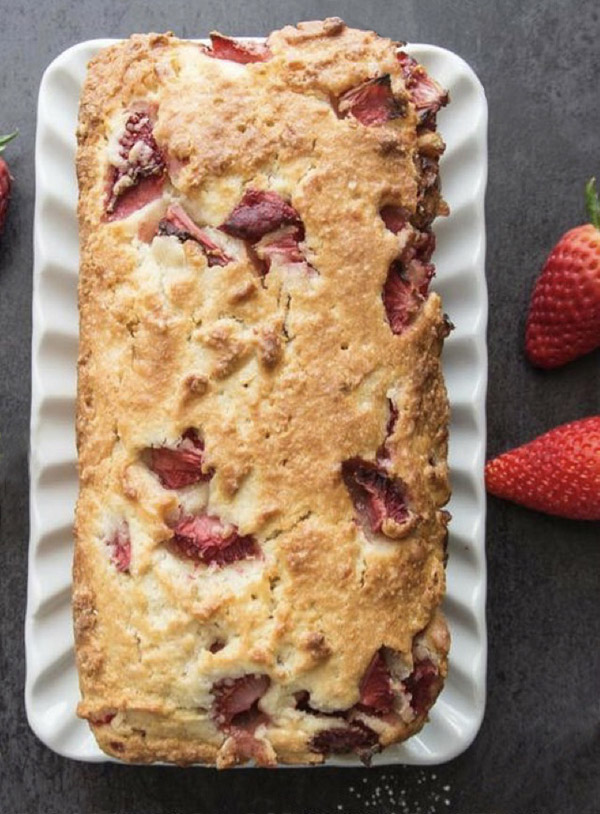 Strawberry Nut Bread in Tin Container