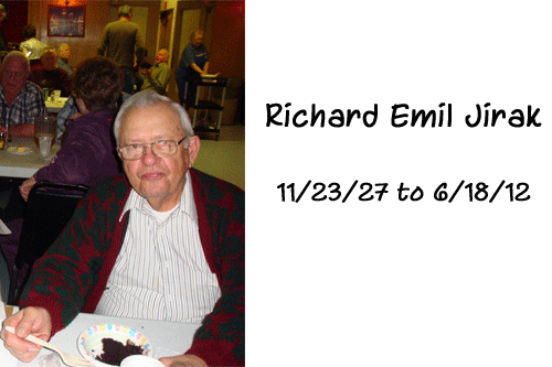 Richard Emil Jirak, 11/23/27 - 6/18/12